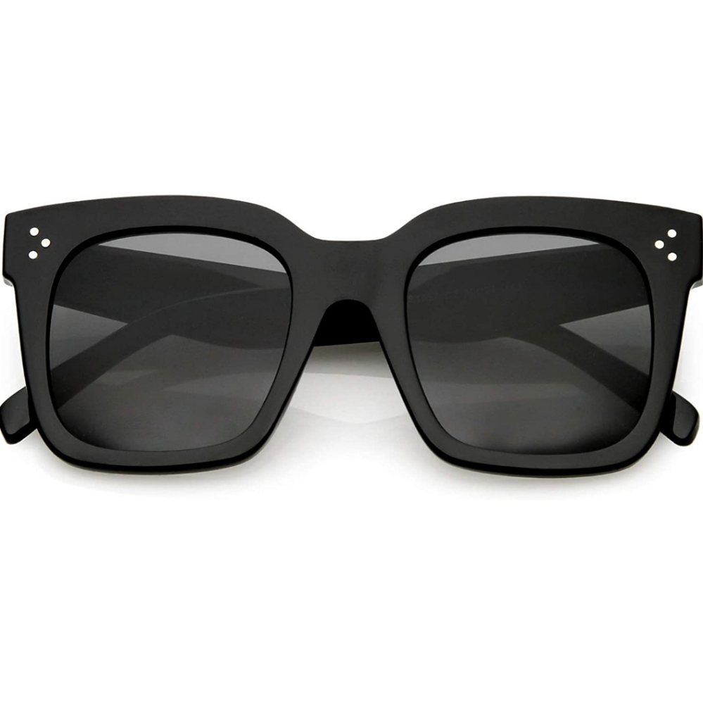 ZeroUV Retro Oversized Square Sunglasses